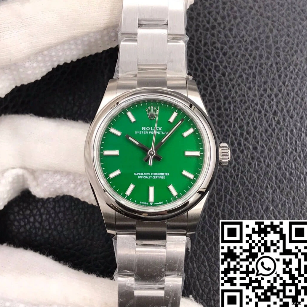 Rolex Factory 31MM EW Dial Oyster M277200-0006 Green Perpetual 0421